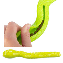 Load image into Gallery viewer, Dog boredom buster treat fillable snake toy