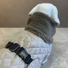 Load image into Gallery viewer, Andora - Quilted Dachshund Coat with Fleece Neck