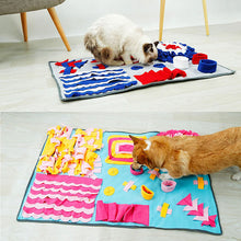Load image into Gallery viewer, Snuffle Blankets - Fleece blanket to hide dog treats in for fun
