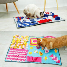 Load image into Gallery viewer, Snuffle Blankets - Fleece blanket to hide dog treats in for fun