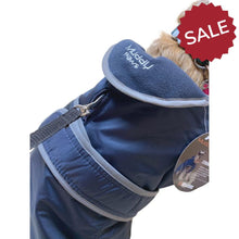 Load image into Gallery viewer, dog coat with leg straps and harness hole