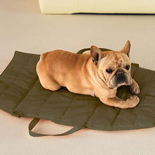 Load image into Gallery viewer, green folding portable dog bed