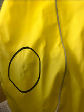 Load image into Gallery viewer, 50cm Yellow Vimy Lightweight Waterproof Raincoat with Harness Hole Zip (06)