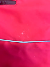 Load image into Gallery viewer, 62cm Red Vimy Lightweight Waterproof Raincoat with Harness Hole Zip (08)