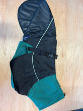 Load image into Gallery viewer, 21'' Green Felton Mesh Lined Sighthound Coat with Underbelly and Harness Hole (58)