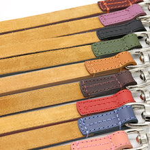 Load image into Gallery viewer, Leather Leads to Match Fishtail Sighthound Collars