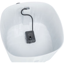 Load image into Gallery viewer, White plastic basin with a black electrical component inside on a white background