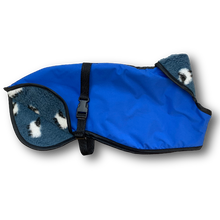 Load image into Gallery viewer, 18-21&#39;&#39; Royal Blue with Blue sheep fleece Whippet Coats (3381)
