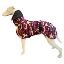 Load image into Gallery viewer, 21'' Green Felton Mesh Lined Sighthound Coat with Underbelly and Harness Hole (58)