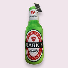 Load image into Gallery viewer, Bark's Beer bottle novelty plush dog toy