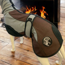 Load image into Gallery viewer, whippet/greyhound double fleece coats
