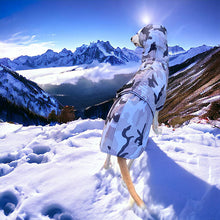 Load image into Gallery viewer, Camouflage whippet and greyhound coats with harness hole