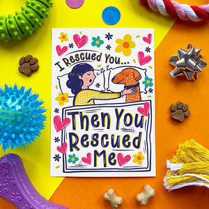 Edible Dog Greeting Cards - Rescued
