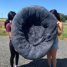 Load image into Gallery viewer, large dog bed graphite grey