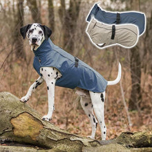 Load image into Gallery viewer, lightweight summer/winter dog coat with harness hole zip
