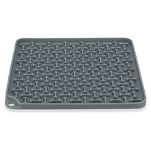Load image into Gallery viewer, grey square dog lick it mat