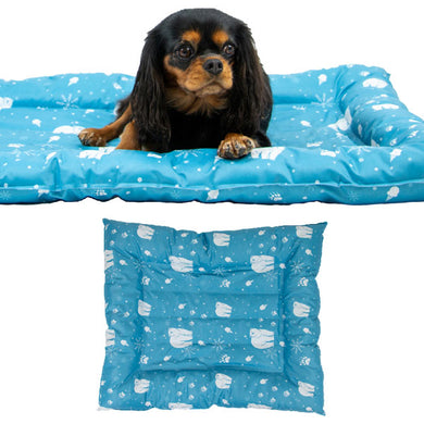 gel filled cooling pet mat bed