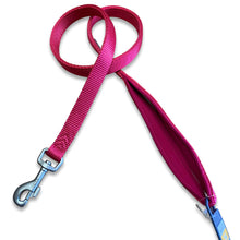 Load image into Gallery viewer, Pink dog leash with padded handle