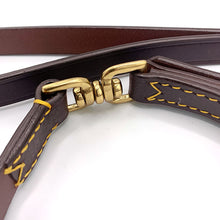Load image into Gallery viewer, Premium Leather Lead/Leash with Brass Fittings