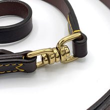 Load image into Gallery viewer, Premium Leather Lead/Leash with Brass Fittings