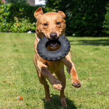 Load image into Gallery viewer, floating tyre tough dog toy