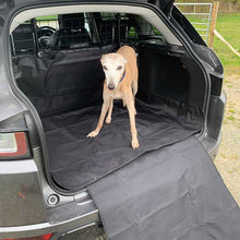 Load image into Gallery viewer, greyhound / whippet car boot protector