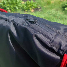 Load image into Gallery viewer, waterproof zip covering whippet coat harness hole