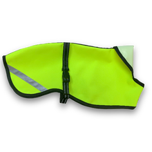 Load image into Gallery viewer, 18-21&#39;&#39; Lightweight mesh lined Summer Whippet Coat Hi-Vis yellow (3457)
