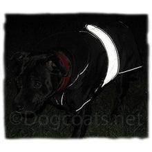 Load image into Gallery viewer, reflective safety dog coat on staffordshire bull terrier
