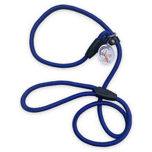 Load image into Gallery viewer, Blue dog slip leash
