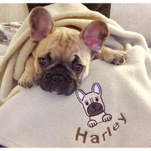 Load image into Gallery viewer, Personalised Embroidered Dog Blanket inc. Name