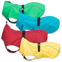 Load image into Gallery viewer, Vimy & DryDogs Lightweight Waterproof Raincoat with Harness Hole Zip