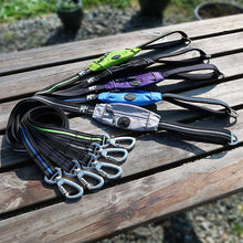 Load image into Gallery viewer, Dog leash with built in poop bag