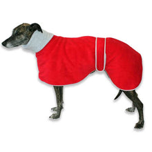 Load image into Gallery viewer, fleece greyhound coat with snood collar
