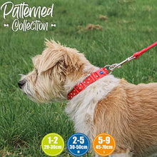Load image into Gallery viewer, Red Polkadot dog collar and lead sets