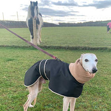 Load image into Gallery viewer, best greyhound coat for use with a harness underneath