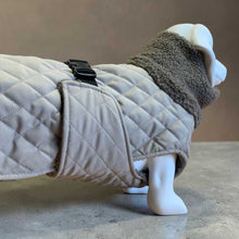 Load image into Gallery viewer, Andora - Quilted Dachshund Coat with Fleece Neck
