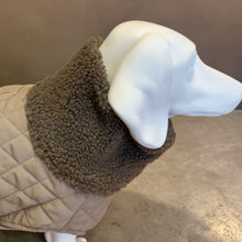 Load image into Gallery viewer, Andora - Quilted Dachshund Coat with Fleece Neck
