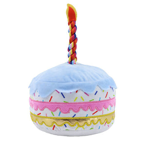 Party Range- Cake with Candle Dog Toy