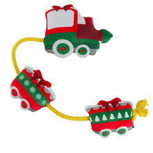Load image into Gallery viewer, christmas train dog toy
