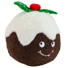 Load image into Gallery viewer, christmas pudding soft plush dog toy
