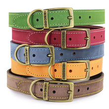 Load image into Gallery viewer, British made leather dog collars
