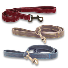 Load image into Gallery viewer, Timberworlf leather dog collars uk made
