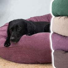 Load image into Gallery viewer, Corduroy large 100cm donut dog beds
