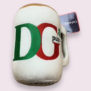 DG Pups novelty plush dog toy