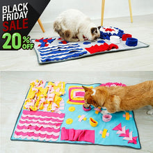 Load image into Gallery viewer, Snuffle Blankets - Fleece blanket to hide dog treats in for fun
