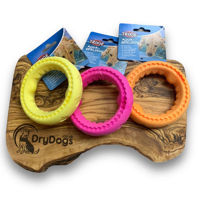 Floating dog ring toy