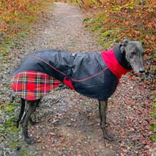 Load image into Gallery viewer, red felton best winter whippet greyhound coat
