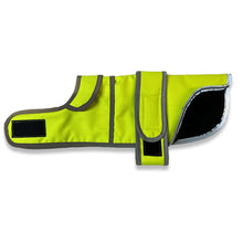 Load image into Gallery viewer, Hi-Vis Dachshund Dog Coat
