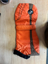 Load image into Gallery viewer, 22'' Orange  Ofira Sighthound Coat with Faux Fur Lined Snood (57)
